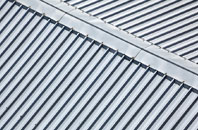 Finstall metal roofing